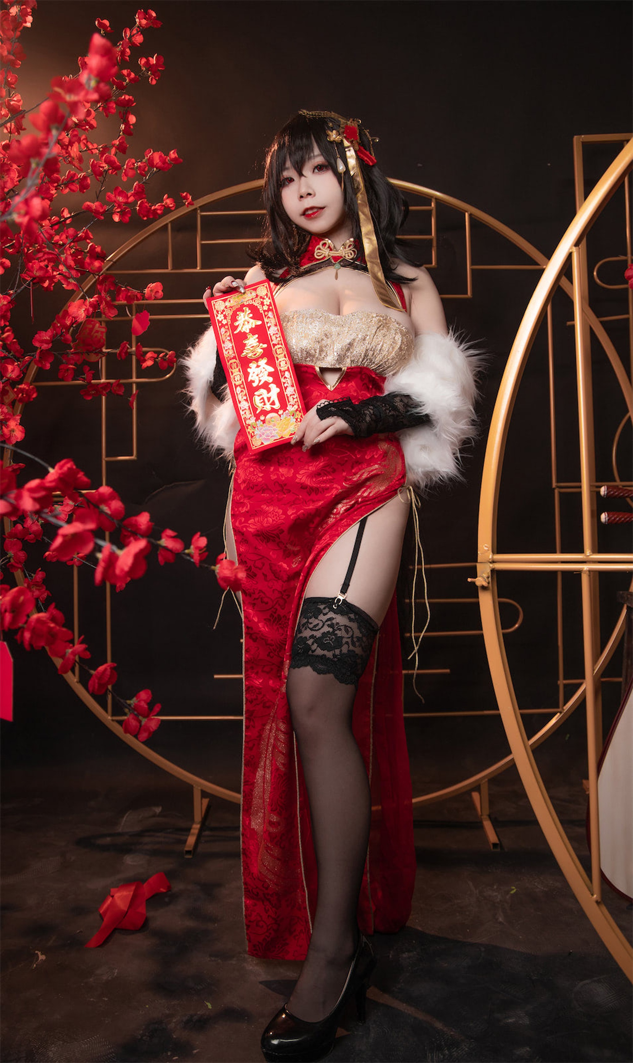 无颜小天使wy - NO.016 碧蓝航线-大凤红旗袍[58P]-XikXak